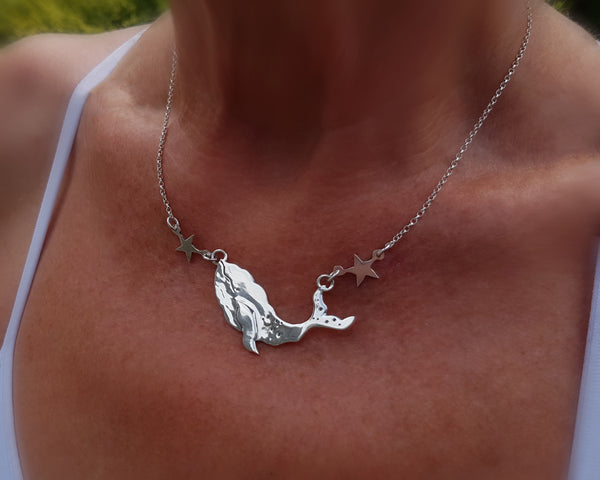Baffin, the sterling silver magical whale pendant