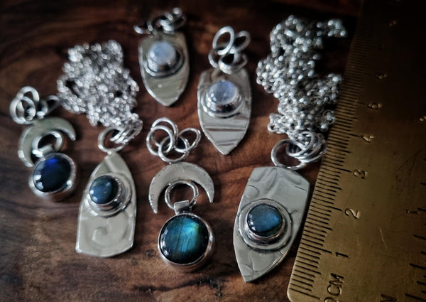 ***Pendant Only*** Relic Pendant with Labradorite***If you would like a chain, please use the link in the description