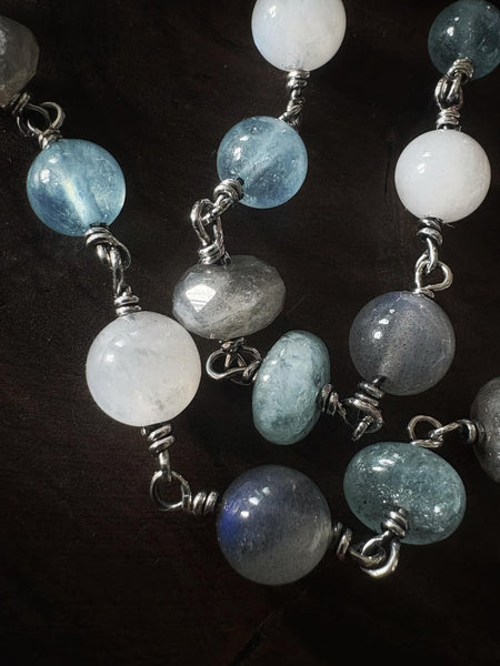 Viking Skies Beaded Necklace