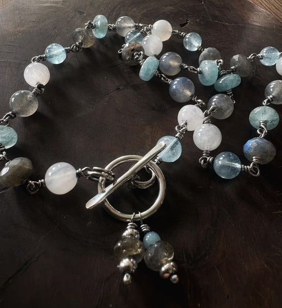 Viking Skies Beaded Necklace