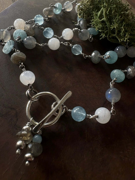 Viking Skies Beaded Necklace