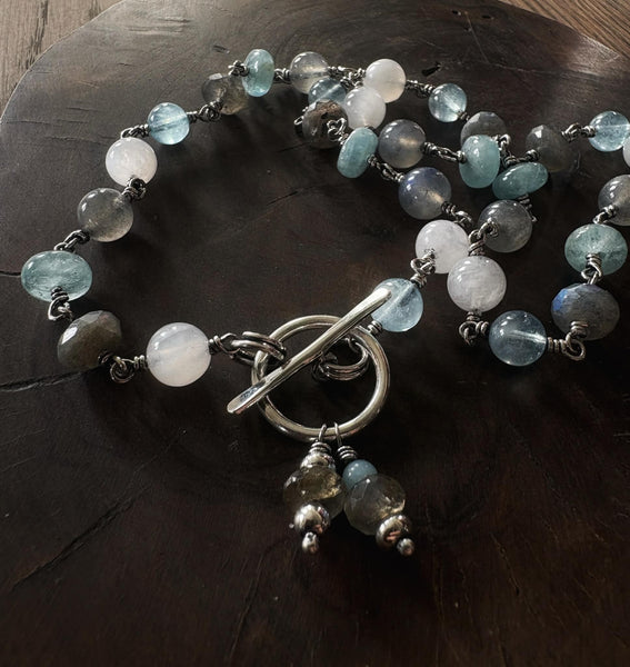 Viking Skies Beaded Necklace