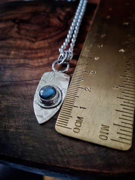 ***Pendant Only***Relic Pendant with Labradorite***If you would like to add a chain, please use the link in the description