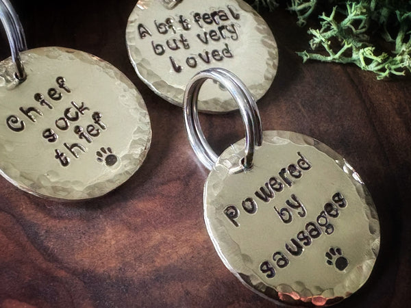 Tagyns - Pure brass dog tags
