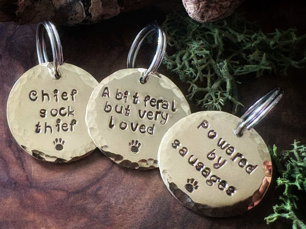Tagyns - Pure brass dog tags