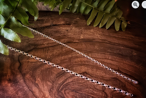 Iceni Plain Sterling Silver Chains (two types)