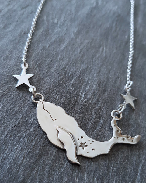 Baffin, the sterling silver magical whale pendant